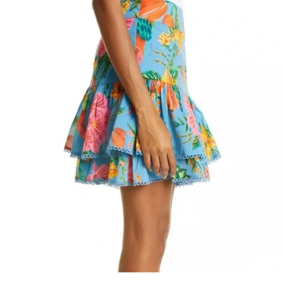 Farm Rio Blue Toucans Garden Skirt - Picture 6 of 7